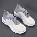 Ingrid | Damen Plateau Sneaker mit Schnürung – Grau