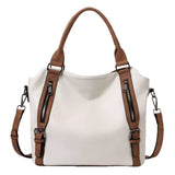 Isolde | Damen Hobo Bag Schultertasche – Beige