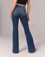 Elanith Damen Stretch-Hosen – Elegante Slim Fit Passform, Vielseitig Für Freizeit Und Arbeit – Dunkelblau