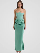 MIRELLA MAXI KLEID – Jade
