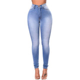 Avenlee – Sculpt Fit Skinny Jeans mit hoher Taille – Blau