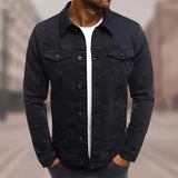 Connery | Jeansjacke – Schwarz
