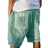 Jasper | Herren Cord Shorts mit elastischem Bund – Grün