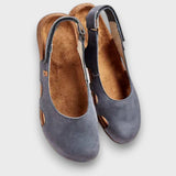Deloria – Elegante Komfort-Sandalen – Grau