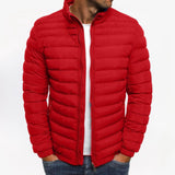 Kuldam – Stilvolle Pufferjacke Mit Reißverschluss – Rot