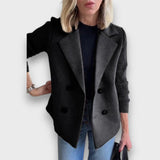 Arlisse – Blazer mit Doppelreiher – Schwarz