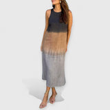 Moana | Klassisches und stilvolles Kleid – Hellgrau