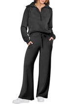 Lässiges Damen Loungeset - Luna – Schwarz