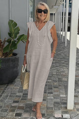 Roselyn - Müheloses Charmkleid – Grau