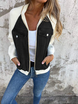 Stilvolle Damen Denim jacke – Weiß