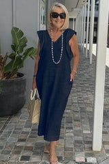 Roselyn - Müheloses Charmkleid – Blau