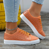 Sophia – beige sneaker mit schnürsenkeln – Hellbraun