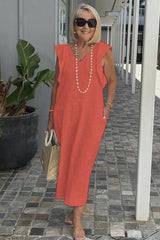 Roselyn - Müheloses Charmkleid – Rot