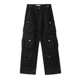 Grayson - Premium-Cargohose mit mehreren Taschen – Schwarz