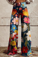 Flora | Boho Vibes Weite-Bein-Hose – 1