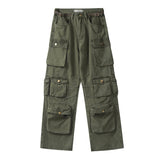 Grayson - Premium-Cargohose mit mehreren Taschen – Armeegrün