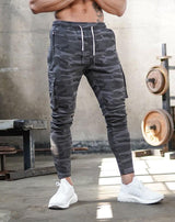 Herren Sporthose | bequeme Form mit mehreren Taschen – Tarnmuster