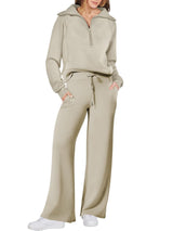 Lässiges Damen Loungeset - Luna – Hellkhaki