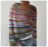 Emily™ - Gemütlicher Retro-Pullover – Streifen 6