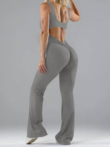 Josipa | Stilvolles, Rückendekolleté Bodysuit für einen mutigen Look – Grau