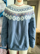 Petra | LUXURIÖSER WEICHER CASHMERE-PULLOVER – 8607-Blau