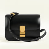 Damen Umhängetasche – Veganes Leder – Kompakte Design-Tasche – Schwarz
