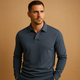 Herren Poloshirt | klassischer Schnitt kurzärmeliges Freizeitoberteil – Blau