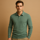Herren Poloshirt | klassischer Schnitt kurzärmeliges Freizeitoberteil – Grün