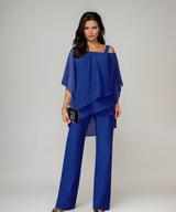 Macarena – Modernes Zweiteiliges Set Mit Lagen Schau – Blau