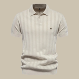 Keno | Herren Poloshirt Mit Struktur Alltag – Khaki