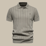 Keno | Herren Poloshirt Mit Struktur Alltag – Beige