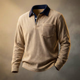 Orvion - Soft-Touch-Polohemd – Khaki Braun