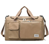 Große Wasserdichte Reisetasche – Sport- & Wochenendtasche für Damen und Herren – Khaki