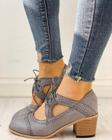MIA - Orthopädische Vintage Schuhe – Grau