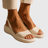 Klara | Damen Rutschfeste Sandalen – Weiß