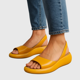 Klara | Damen Rutschfeste Sandalen – Gelb