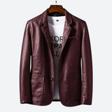 Blazer für Herren | Perfekt für alle Jahreszeiten – Burgundisch