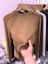 Eryka | Ultimativer Komfort – Wendbare Fleece-Unterwäsche – Kaffee