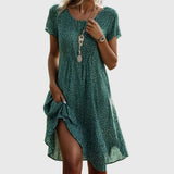 Rynissa - elegantes Midikleid – Grün