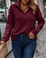 Dani™ - Eleganter Pullover – Burgunder