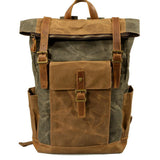 Merkmale des Torla™ Canvas-Rucksacks – Armee-grün