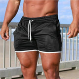 Leander | Herren Badehose Schnelltrocknend Shorts – Schwarz