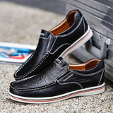 Levin | Herren Loafer Slipper Slip-on Freizeitschuh – Schwarz
