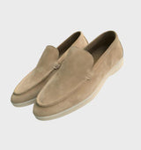 Dino - Comy Business Leder Slipper für Männer – Khaki