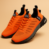 Leichte Sportschuhe für Herren mit stilvollem Design | Remco – Orange
