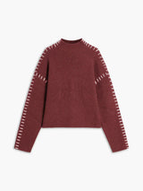 Mia™ | Cozy Oversized Sweater – Rot