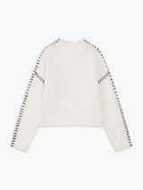 Mia™ | Cozy Oversized Sweater – Weiß