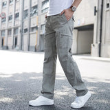 Aedan – Bequeme Fracht Hose – Grau