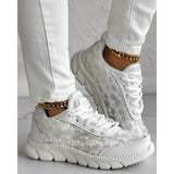 Liora | Damen Schnürsneaker – Weiß