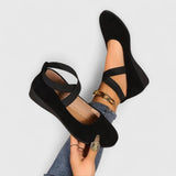 Liselotte | Damen Orthopädische Mary Jane Schuhe – Schwarz